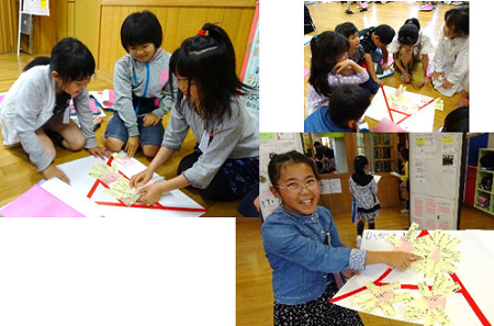 グループで伝える方法について話し合う画像