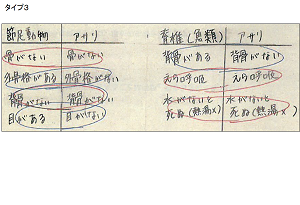 考察時に個人でまとめた例画像