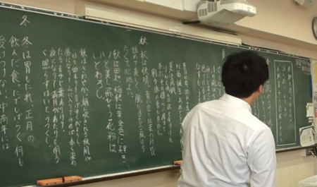 各班の作品を交流する画像