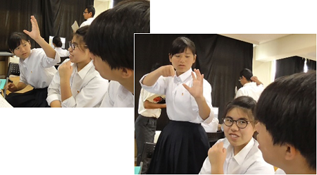 対話を通して、試行錯誤を繰り返す画像