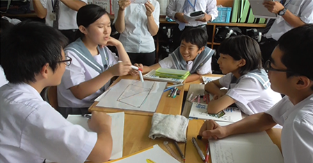 グループで課題を考える画像