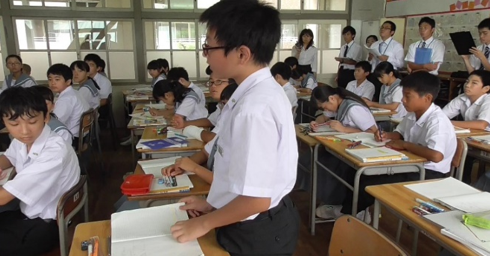 学習を振り返る画像