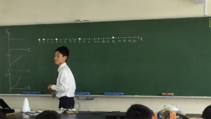 現象をグラフや数直線で捉える画像