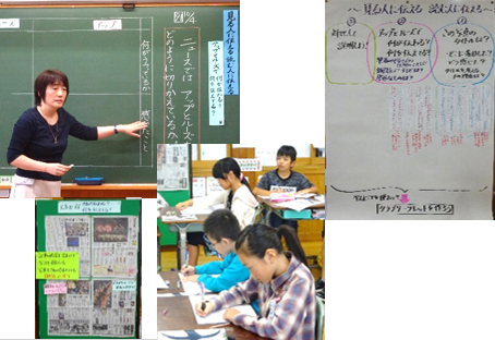 前時までの学習と比較して考察する画像