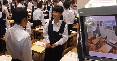 私が並べた机を整えずに帰るなんて、謝ってほしい！画像