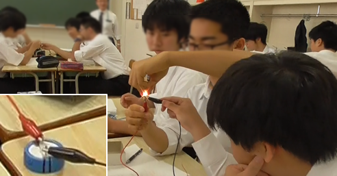 これが充電で、これが放電か！電気量は・・・少ない！画像