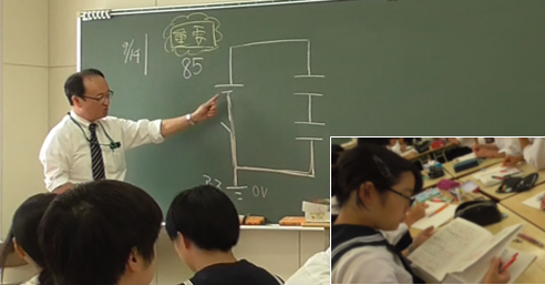 コンデンサーを直列につなぐと、電気量はどのくらいかな？画像