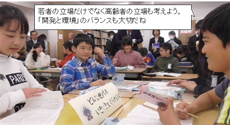 聞き手からの意見により考えが深まる画像