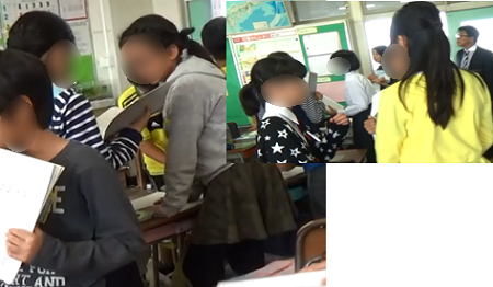 振り返りをする画像