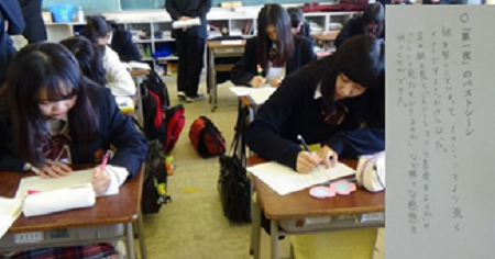 振り返りを行う画像