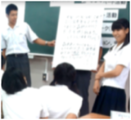 クロストークをする画像