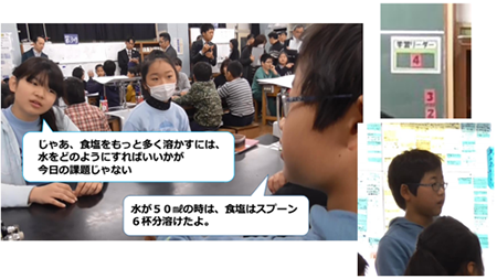 学習リーダーを中心に課題を考える画像