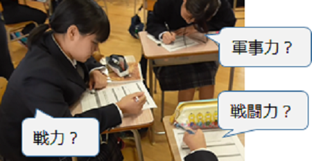 課題解決への過程を見通す画像