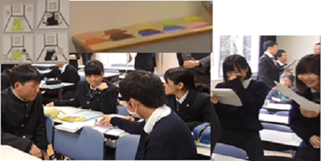 協議し発表準備をする画像
