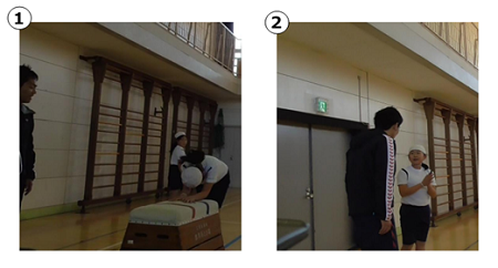 自己の能力に応じた技に取り組む画像